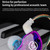 CVJ In Ear Wired Round Holes Universal Game Earphone(Black)