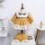 Sweet And Cute Three-piece Princess Dress (Color:Yellow Size:110) Sweet And Cute Three-piece Princess Dress (Color:Yellow Size:110)