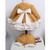 Sweet And Cute Three-piece Princess Dress (Color:Yellow Size:110) Sweet And Cute Three-piece Princess Dress (Color:Yellow Size:110)