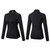 Autumn And Winter Fitness Running Yoga High Elastic Tights Quick Drying Stand Collar Sweater (Color:Black Size:L)