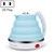 Portable Folding Silicone Intelligent Constant Temperature Travel Camping Electric Kettle, Power cord specification:US Plug(Blue)