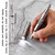 P08 Outdoor LED With Flashing Tungsten Steel Window Breaking Self-Defense Pen(Gold)