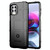 For Motorola Edge S Full Coverage Shockproof TPU Case(Black)