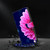 For Xiaomi Redmi Note 10 5G Crystal 3D Shockproof Protective Leather Phone Case(Pink Petals)