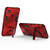 For Xiaomi Redmi 9C Punk Armor 2 in 1 PC + TPU Shockproof Case with Invisible Holder(Red)