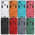 For Xiaomi Redmi 9C Punk Armor 2 in 1 PC + TPU Shockproof Case with Invisible Holder(Red)