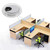 2 PCS Desk Computer Desktop Zinc Alloy Round Threading Box Hole Cover, Hole Diameter: 80mm (Red Bronze)