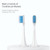 3 PCS Original Xiaomi Mijia Electric Toothbrush Heads Replacement Oral Health Care (Sensitive Type)(White) 3 PCS Original Xiaomi Mijia Electric Toothbrush Heads Replacement Oral Health Care (Sensitive Type)(White)