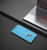For LG K42 Lmitated Mirror Surface Horizontal Flip Leather Case with Holder & Card Slots & Wallet & Lanyard(Blue)