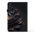 For Samsung Galaxy Tab S9 Crystal Texture Painted Leather Tablet Case(Purple Lotus)