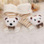 3 Pairs Cotton Cartoon Non-slip Baby Floor Socks Cute Three-Dimensional Doll Baby Toddler Socks(29#)
