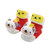 3 Pairs Cotton Cartoon Non-slip Baby Floor Socks Cute Three-Dimensional Doll Baby Toddler Socks(23#)