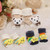 3 Pairs Cotton Cartoon Non-slip Baby Floor Socks Cute Three-Dimensional Doll Baby Toddler Socks(23#)