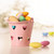 Heart Hollow Round Pen Holder Decoration Adorable Mini Desktop Storage Bucket Iron Pencil Holder Stand(White)