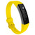 Solid Color Silicone Watch Band for FITBIT Alta / HR, Size: L(Lemon Yellow)