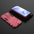 For Xiaomi Redmi K30 Punk Armor 2 in 1 PC + TPU Shockproof Case with Invisible Holder(Light Red)