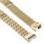 For Fitbit Charge 2 Diamond-studded Stainless Steel  Watch Band(Gold)