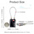 JASIT TSA719 Zinc Alloy 3-Digit Password TSA Lock Travel Luggage Padlock(Black)