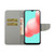 For Samsung Galaxy A12 Colored Drawing Pattern Horizontal Flip Leather Case with Holder & Card Slots & Wallet & Lanyard(Four Butterflies)