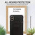 For iPhone 11 Pro Shockproof PC + TPU Protective Case with Wristband & Holder(Dark Blue)