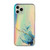 For iPhone 11 Pro Max Laser Marble Pattern Clear TPU Shockproof Protective Case (Blue)