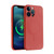 For iPhone 12 Pro Max Liquid Silicone Full Coverage Magsafe Phone Case(Dark Red)