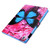 For iPad 10.2 2021 / 2020 / 2019 Coloured Drawing Pattern Horizontal Flip Leather Case with Holder & Card Slots & Photo Frame(Red Flower Blue Butterfly)