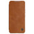 For Samsung Galaxy S22+ 5G NILLKIN QIN Series Pro Sliding Camera Cover Design Leather Phone Case(Brown)