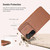 For Samsung Galaxy S22+ 5G NILLKIN QIN Series Pro Sliding Camera Cover Design Leather Phone Case(Brown)