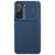 For Samsung Galaxy S22+ 5G NILLKIN QIN Series Pro Sliding Camera Cover Design Leather Phone Case(Blue)