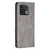 For OnePlus 10 Pro 5G Prismatic Invisible Magnetic Leather Phone Case(Grey)