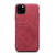 For iPhone 11 Pro Max Card Slots Full Coverage PU+TPU Phone Case (Red)