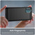 For Nokia G11 Brushed Texture Carbon Fiber TPU Phone Case(Black)