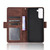 For Samsung Galaxy S21 5G Skin Feel Calf Pattern Horizontal Flip Leather Case with Holder & Card Slots & Photo Frame(Brown)