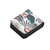 For Samsung Galaxy Z Flip5 Colored Drawing Leather Phone Case(Red Leaves)