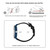 For Fossil Men Sport Oil Wax Genuine Leather Watch Band(Black)