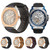 For Fossil Men Sport Oil Wax Genuine Leather Watch Band(Black)