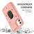 For iPhone 11 Armor Ring Wallet Back Cover Phone Case(Pink)