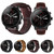 For Amazfit 2 Stratos Oil Wax Genuine Leather Watch Band(Yellow Brown)