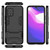 For Xiaomi Mi 10 Lite PC + TPU Shockproof Protective Case with Invisible Holder(Black)
