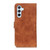 For Samsung Galaxy S24 KHAZNEH Retro Texture Horizontal Flip Leather Phone Case(Brown)