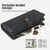 For iPhone 12 / 12 Pro Zipper Wallet Detachable MagSafe Leather Phone Case(Black)