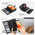 For iPhone 12 / 12 Pro Zipper Wallet Detachable MagSafe Leather Phone Case(Black)