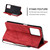 For Redmi Note 12 Pro+ Skin Feel Splicing Leather Phone Case(Red) For Redmi Note 12 Pro+ Skin Feel Splicing Leather Phone Case(Red)