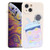 For iPhone XS / X Milk Tea Astronaut Pattern Liquid Silicone Phone Case(Ivory White)