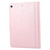 For iPad 10.2 Calf Texture Double Fold Clasp Horizontal Flip Leather Case with Photo Frame & Holder & Card Slots & Wallet(Rose Gold)