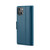 For iPhone 13 mini CaseMe 023 Butterfly Buckle Litchi Texture RFID Anti-theft Leather Phone Case(Blue)