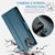For iPhone 13 mini CaseMe 023 Butterfly Buckle Litchi Texture RFID Anti-theft Leather Phone Case(Blue)