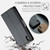 For iPhone XS CaseMe 023 Butterfly Buckle Litchi Texture RFID Anti-theft Leather Phone Case(Black)