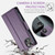 For iPhone 13 mini CaseMe 023 Butterfly Buckle Litchi Texture RFID Anti-theft Leather Phone Case(Pearly Purple)